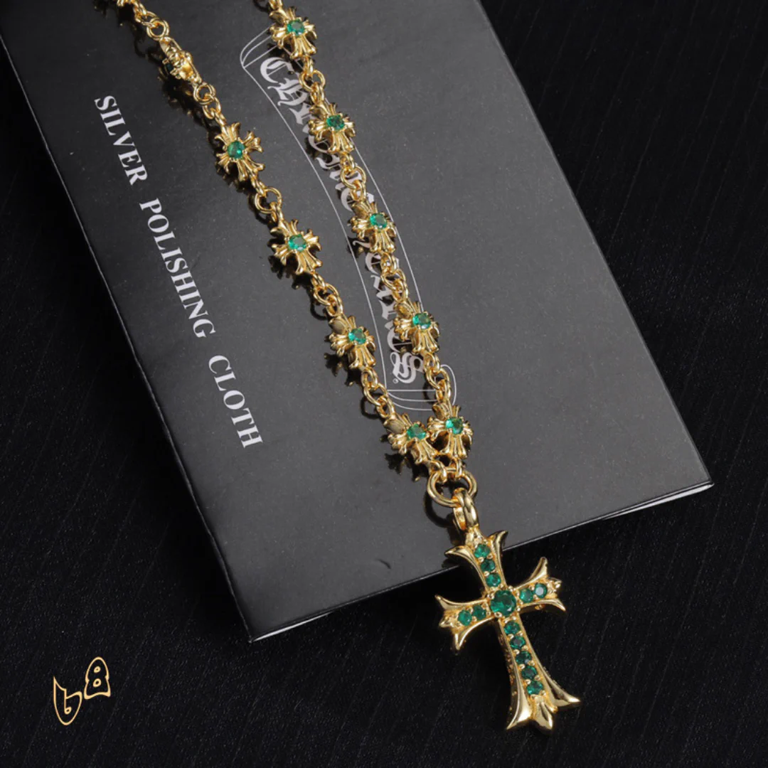 CH Cross Pendant Necklace - CH0049 - Image 3