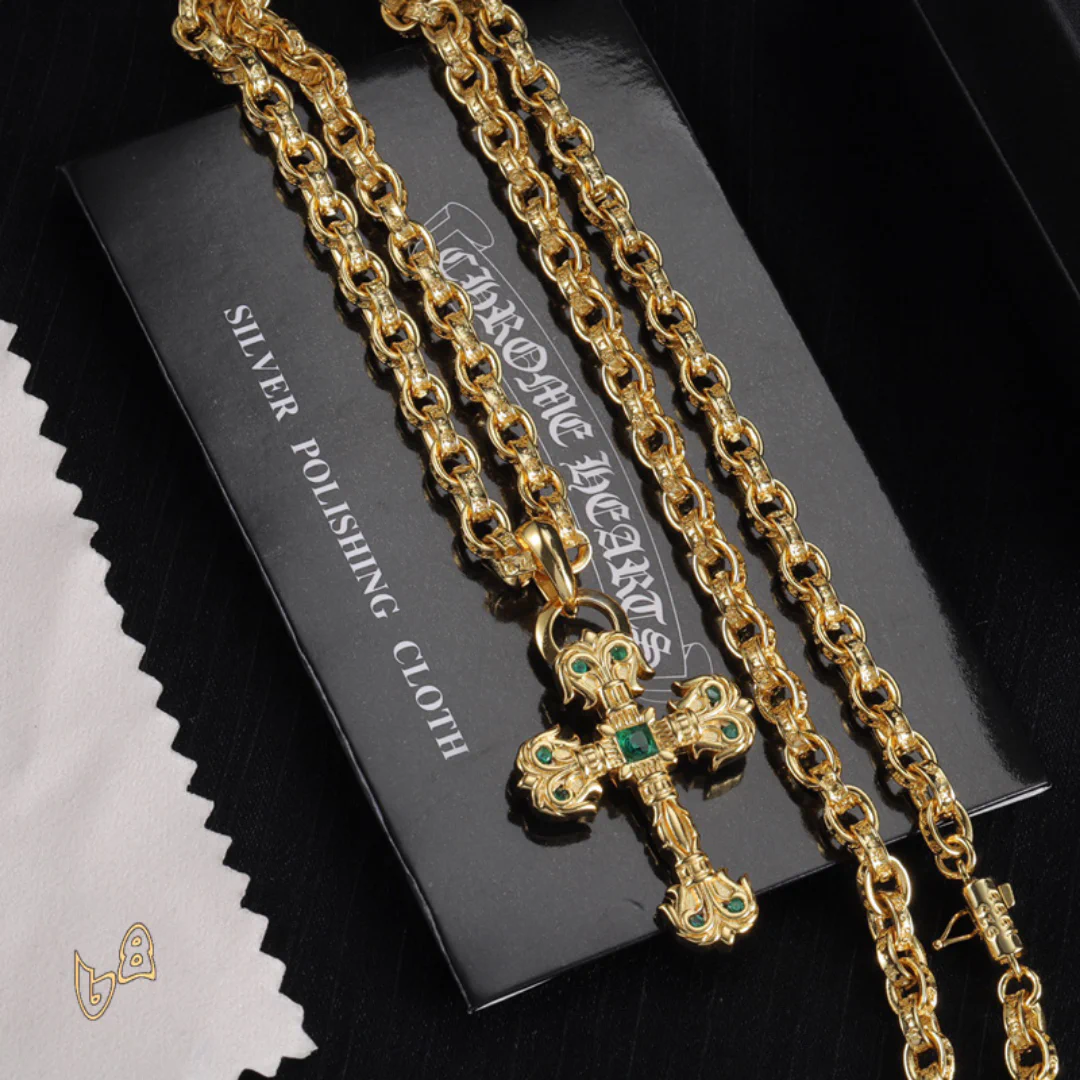 CH Cross Pendant Necklace - CH0050