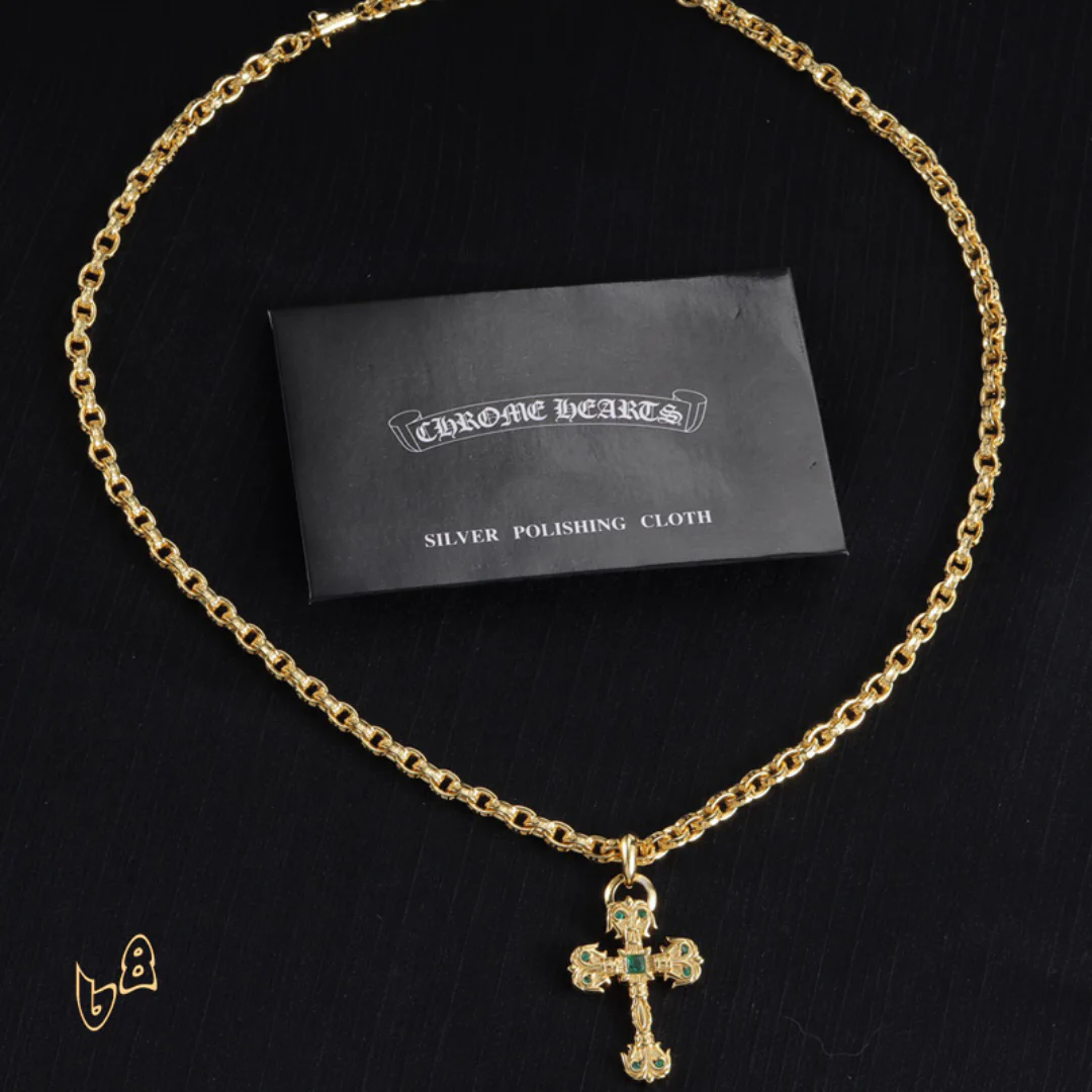 CH Cross Pendant Necklace - CH0050 - Image 2