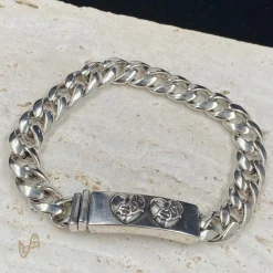 CH Fancy Link Curb Chain Bracelet - CH0052