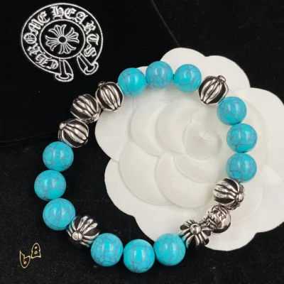 CH Blue Tiger Eye Stone Bracelet - CH0056 - Blue 1