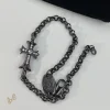 CH Black Cross Bracelet - CH0058