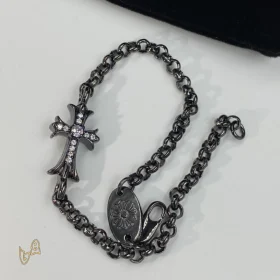 CH Black Cross Bracelet - CH0058
