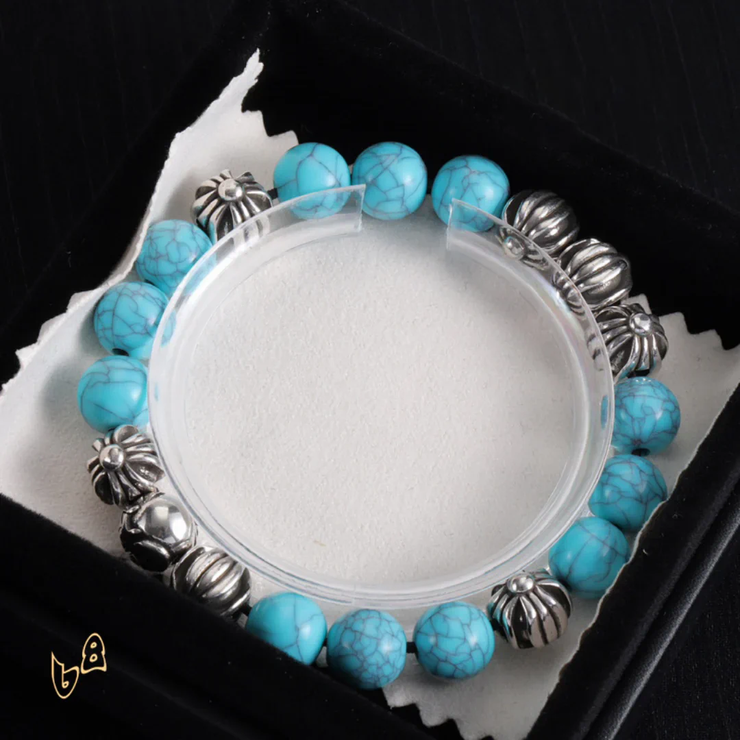 CH Cross Flower Ball Bracelet - CH0073 - Image 3