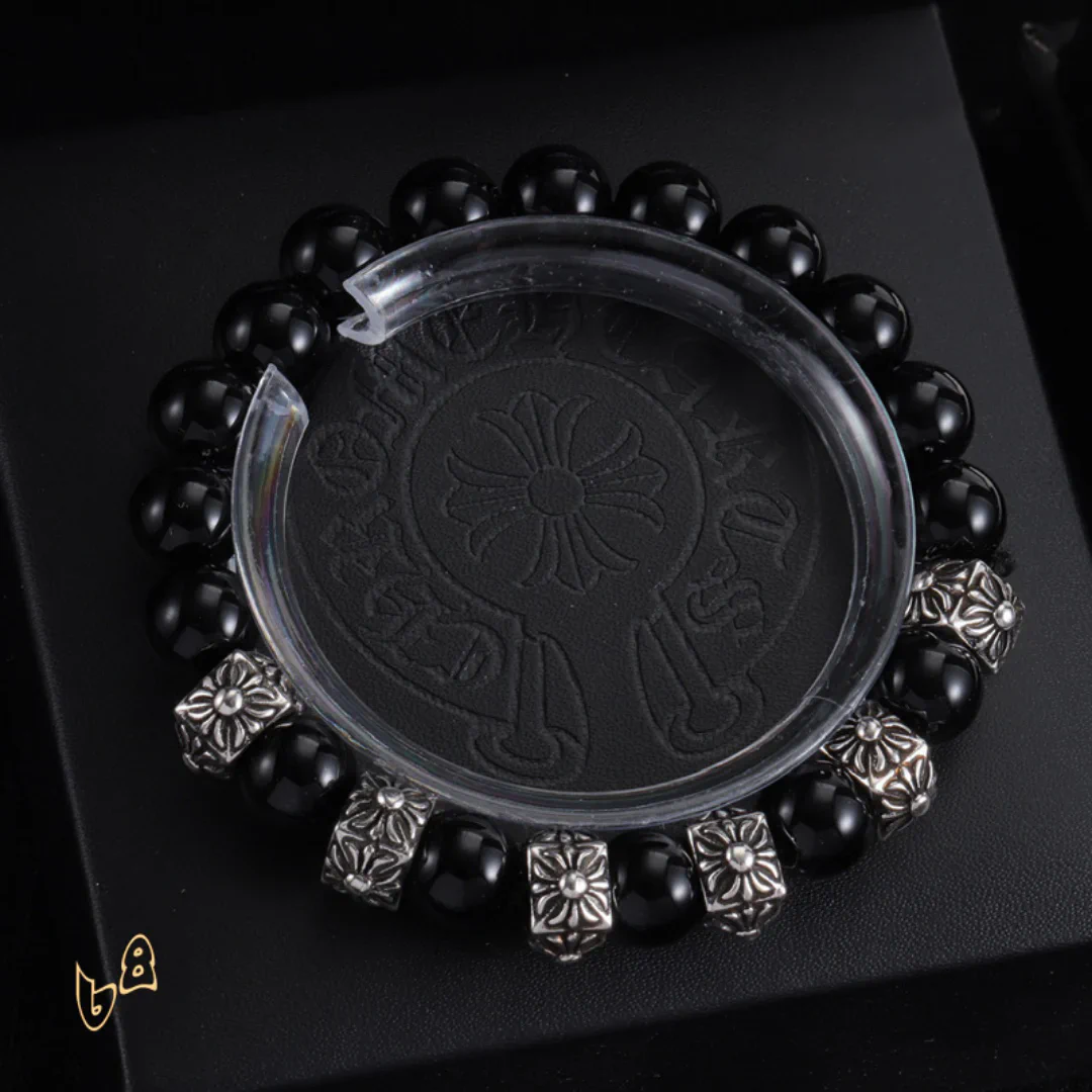 CH Cross Flower Ball Bracelet - CH0075 - Image 6