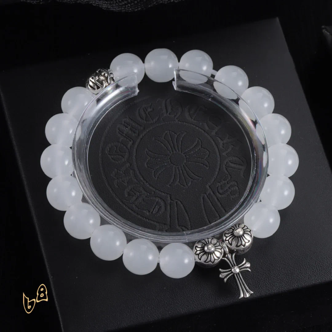 CH Cross Flower Ball Bracelet - CH0076 - Image 6