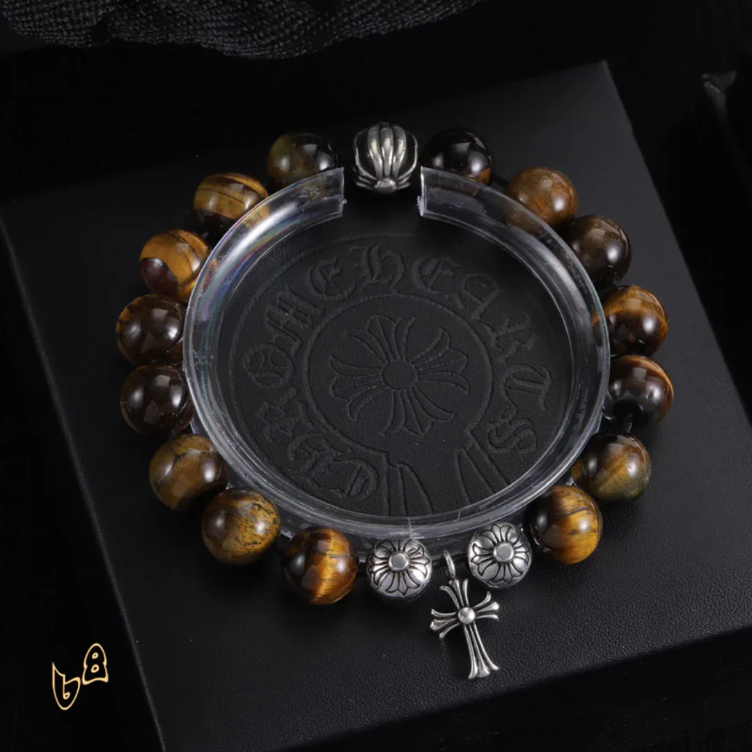 CH Cross Flower Ball Bracelet - CH0076 - Image 4