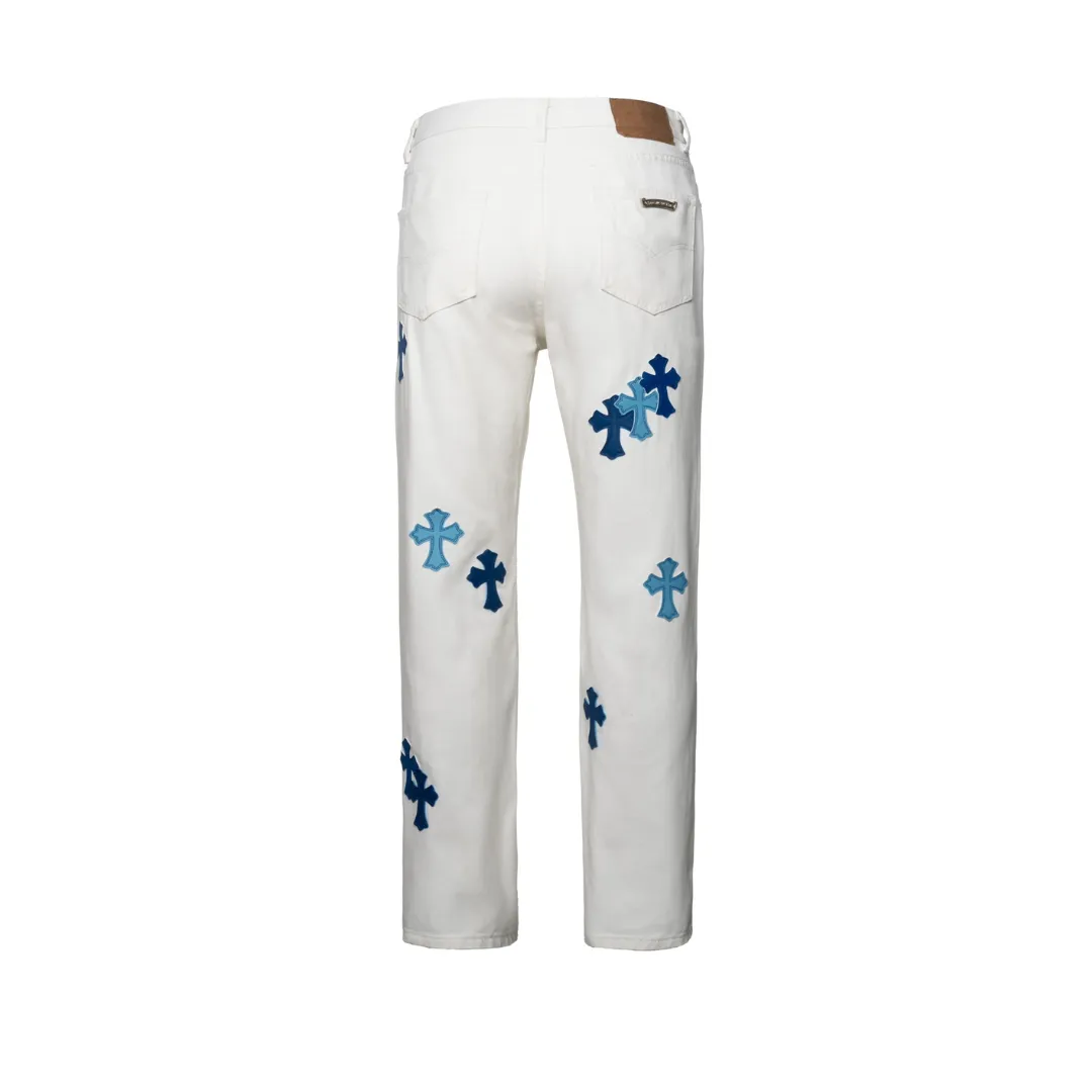 CH Cross Patch Jeans - CH0108 - Image 2