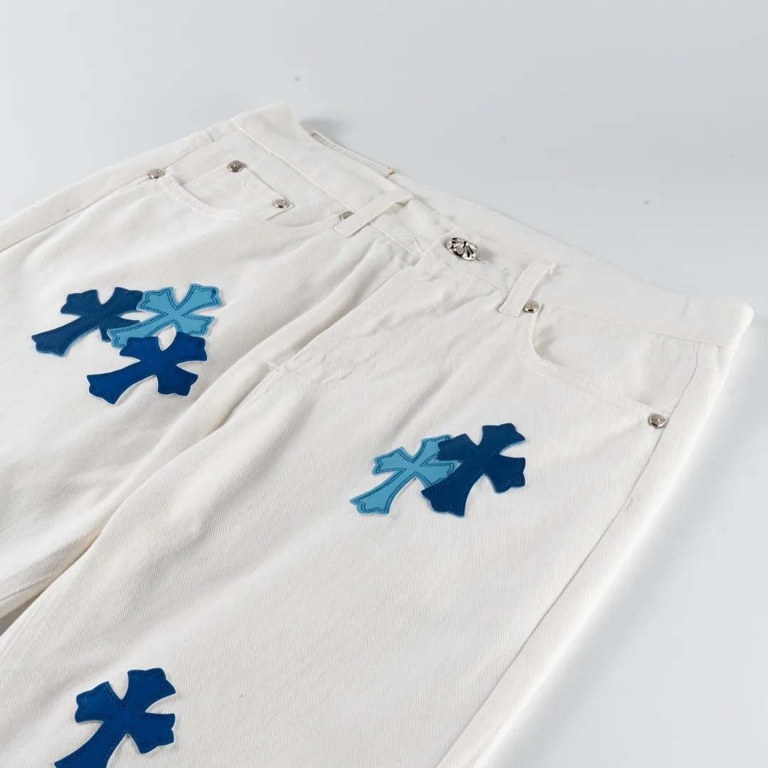 CH Cross Patch Jeans - CH0108 - Image 4