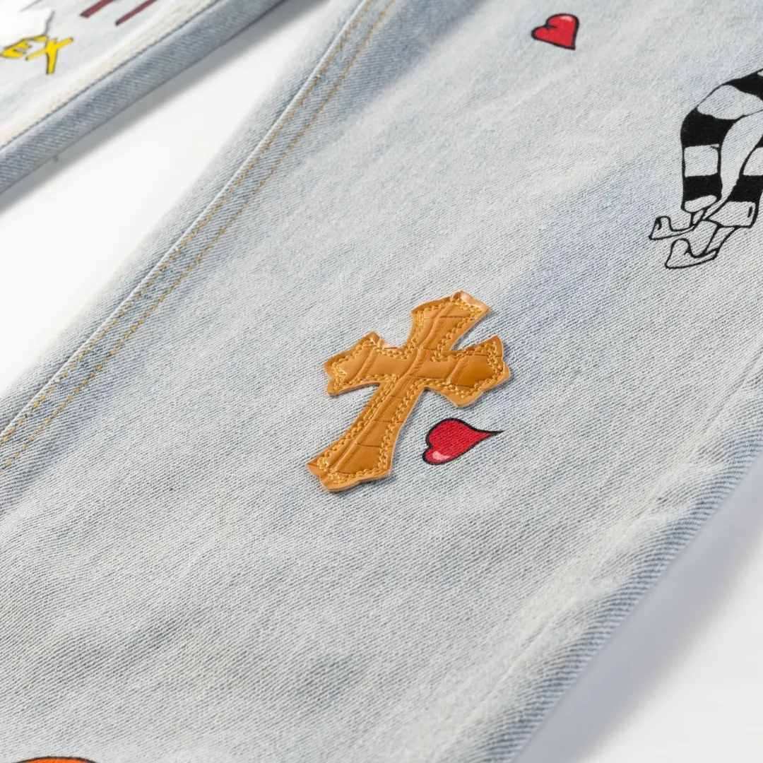 CH Cross Patch Jeans - CH0114 - Image 10