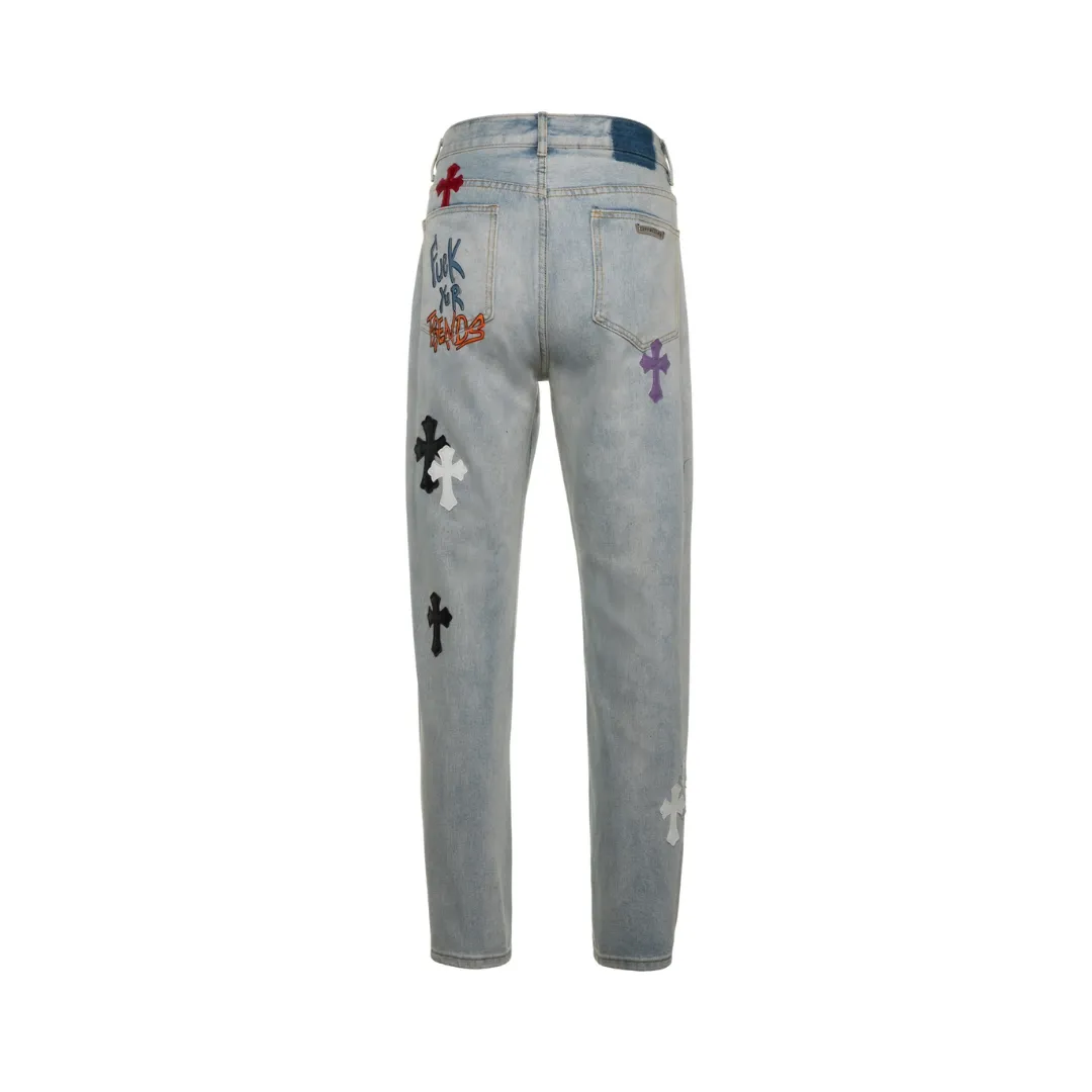 CH Cross Patch Jeans - CH0114 - Image 2