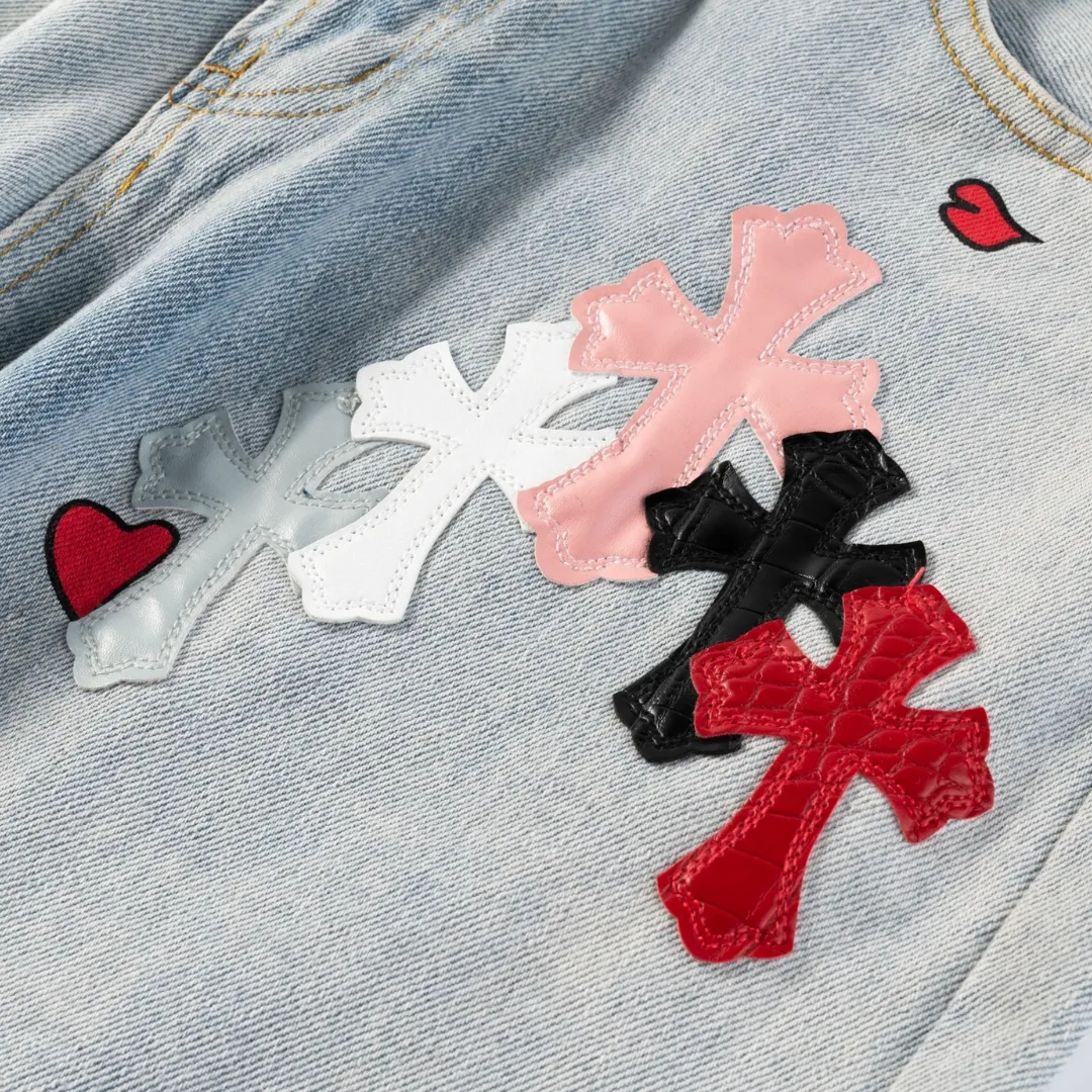 CH Cross Patch Jeans - CH0114 - Image 4