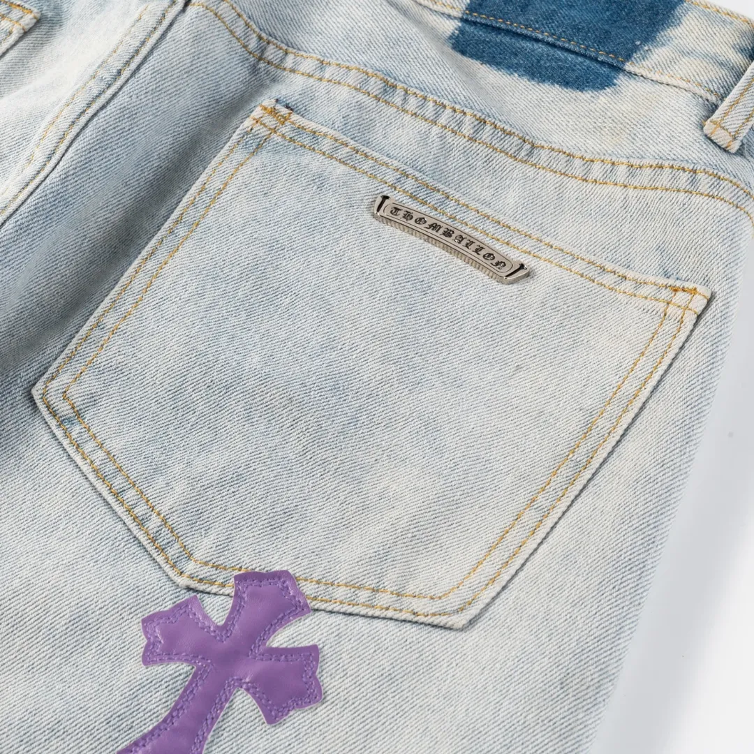 CH Cross Patch Jeans - CH0114 - Image 6