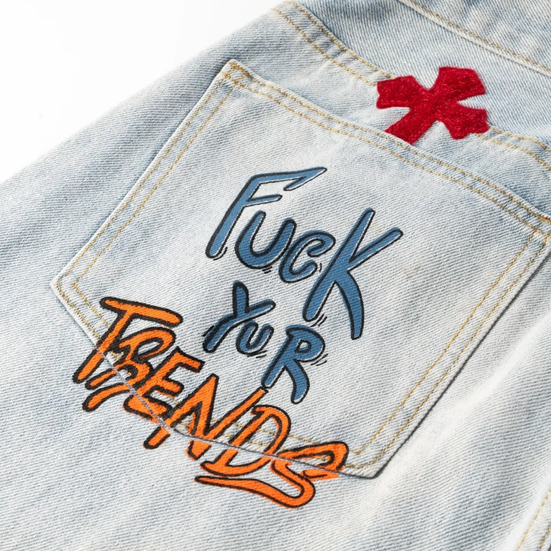 CH Cross Patch Jeans - CH0114 - Image 8