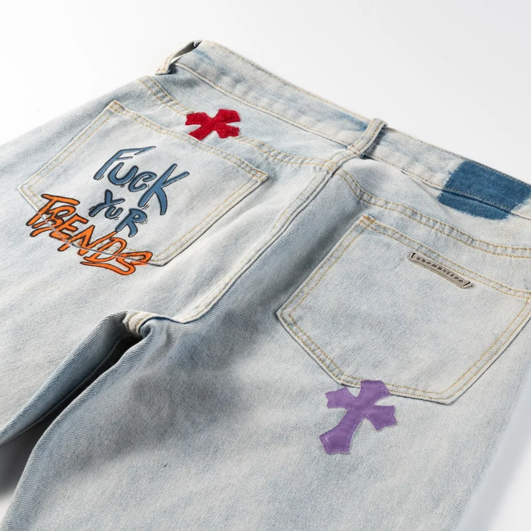 CH Cross Patch Jeans - CH0114 - Image 9