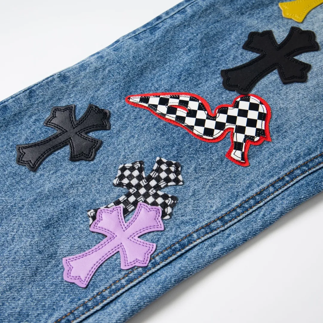 CH Cross Patch Jeans - CH0122 - Image 13