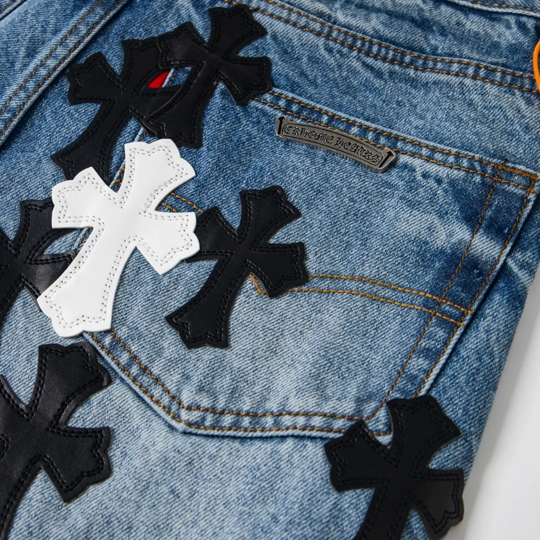 CH Cross Patch Jeans - CH0122 - Image 9