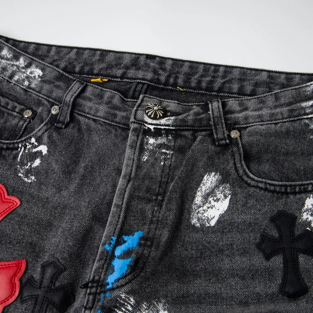 CH Cross Patch Jeans - CH0128 - Image 11