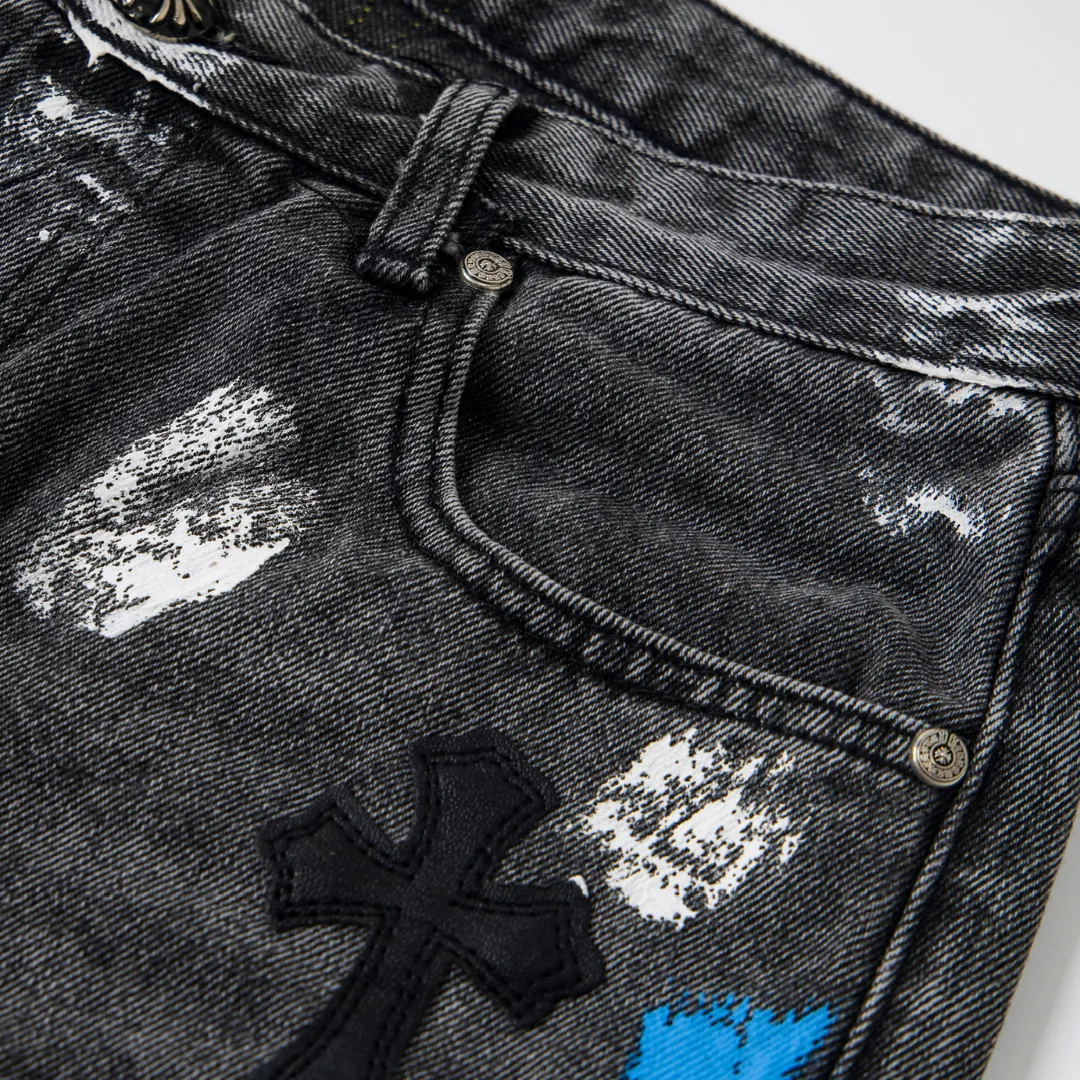 CH Cross Patch Jeans - CH0128 - Image 12