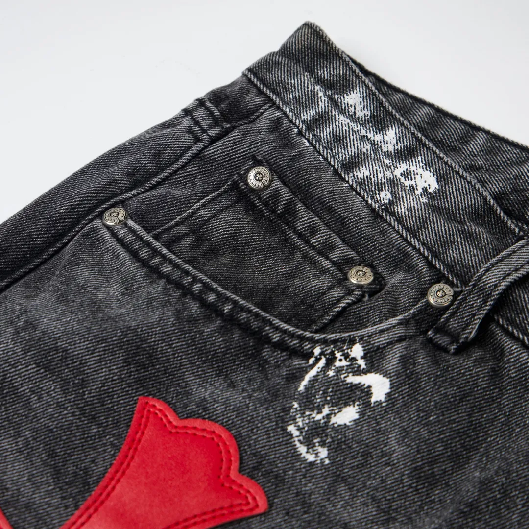 CH Cross Patch Jeans - CH0128 - Image 5