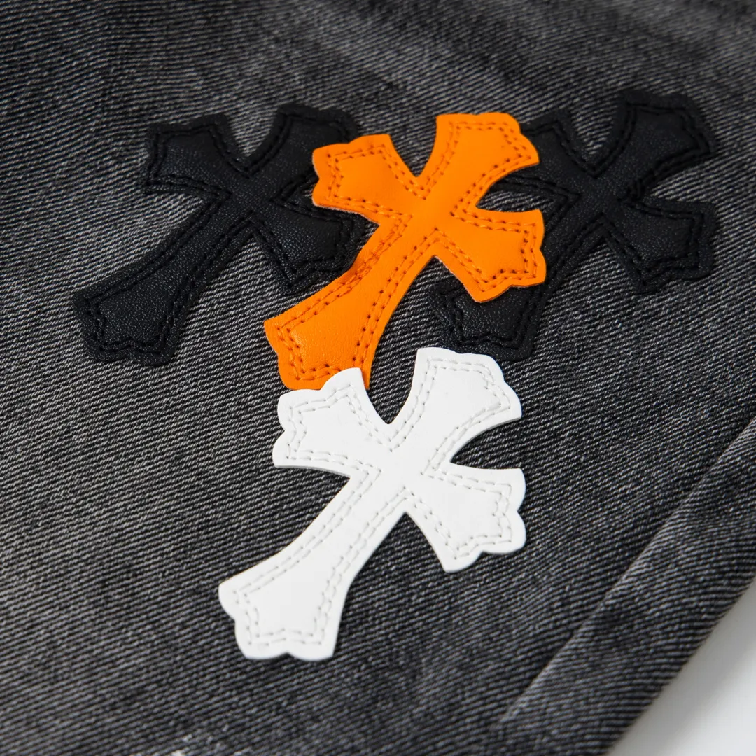 CH Cross Patch Jeans - CH0128 - Image 8