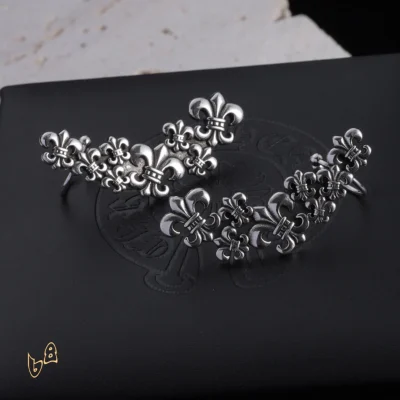 CH Fleur de Lis Stud Earrings - CH0146