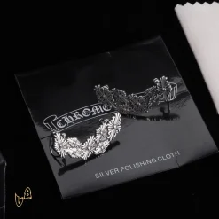 Alternative view of CH Fleur de Lis Stud Earrings - CH0147