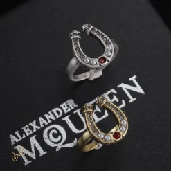 Alternative view of McQueen Horseshoe Ring - MCQ0014