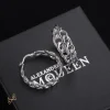 McQueen Silver Chain Earrings - MCQ0020