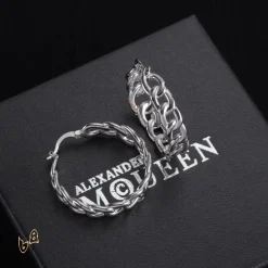 McQueen Silver Chain Earrings - MCQ0020