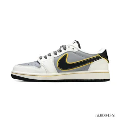Alternative view of Travis Scott x Xiaomi x AJ 1 Low SP OG Light Grey Black Yellow Shoes Sneakers – nk0004561