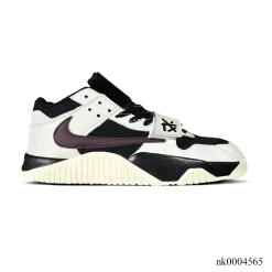 Travis Scott x Jumpman Jack Black White Burgundy Shoes Sneakers – nk0004565