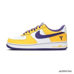 Alternative view of Kobe Bryant x AF 1 Low White Purple Yellow Shoes Sneaker - nk0004566