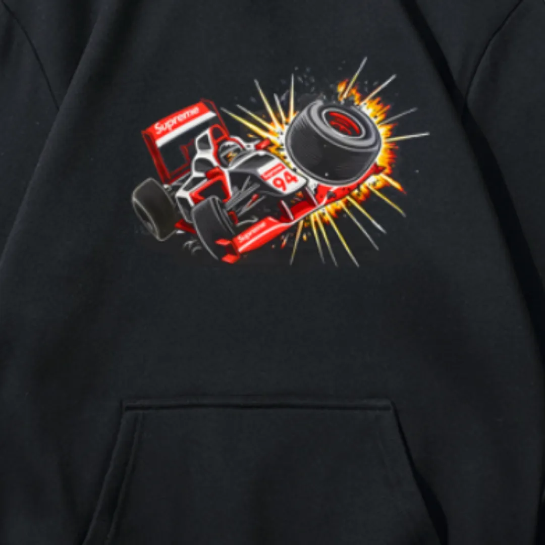 SUP Graphic Print Hoodie - SUP0008 - Image 3