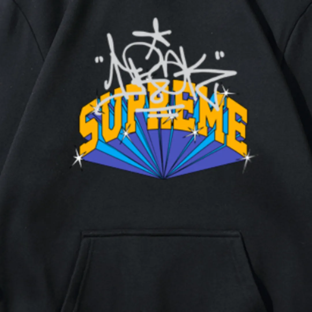 SUP Graphic Print Hoodie - SUP0013 - Image 3