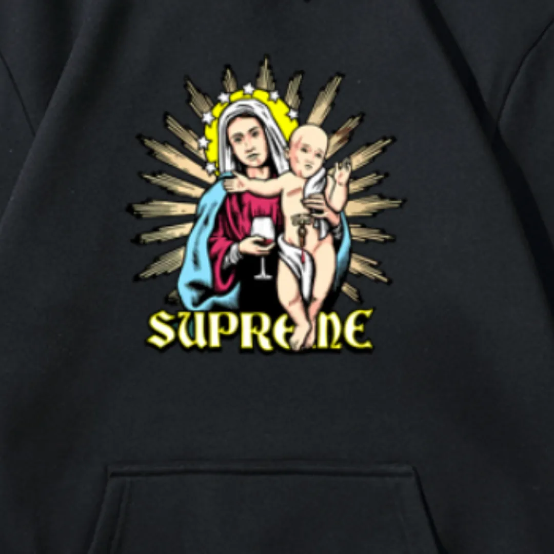 SUP Graphic Print Hoodie - SUP0018 - Image 3