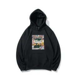 SUP Graphic Print Hoodie - SUP0023
