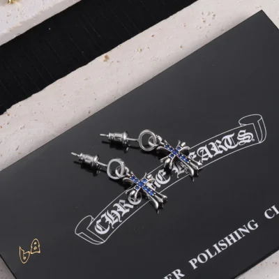 CH Cross Earrings - CH0150 - Blue