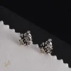 CH Flower Engraved Earrings - CH0154