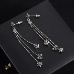 CH Triple Charm Drop Earrings - CH0157