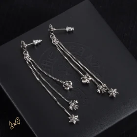 CH Triple Charm Drop Earrings - CH0157