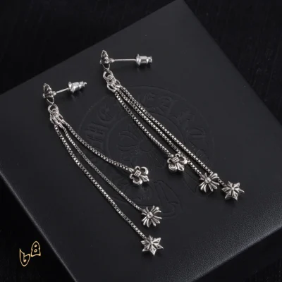 CH Triple Charm Drop Earrings - CH0157