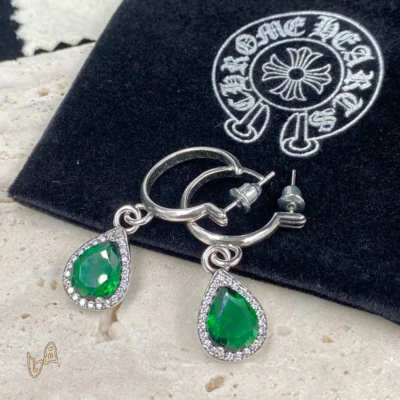 CH Tears Drop Earrings - CH0161 - Silver 1