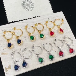 Alternative view of CH Tears Drop Earrings - CH0161