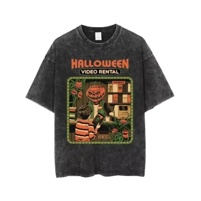 Halloween Graphic Printed T-Shirts - HLW0006 - M