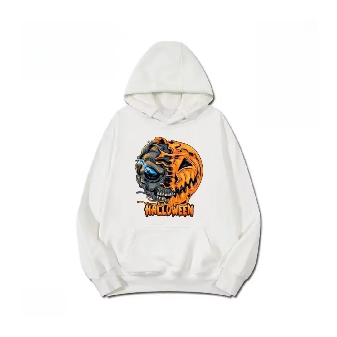 Halloween Graphic Printed Hoodie - HLW0015 - Image 2