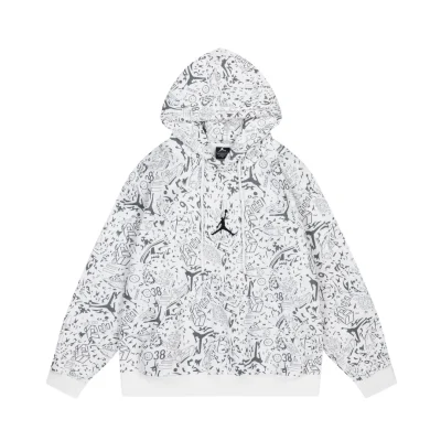 JD Logo Printed Hoodie - JD0033