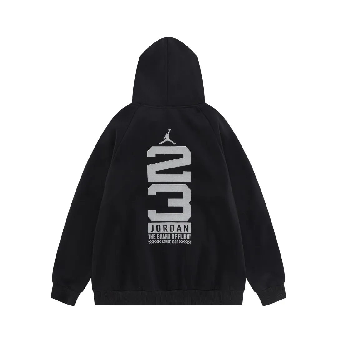 JD Logo Printed Hoodie - JD0036 - Image 4