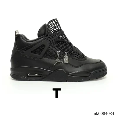 [Premium] AJ 4 NET Black Shoes Sneakers - nk0004084