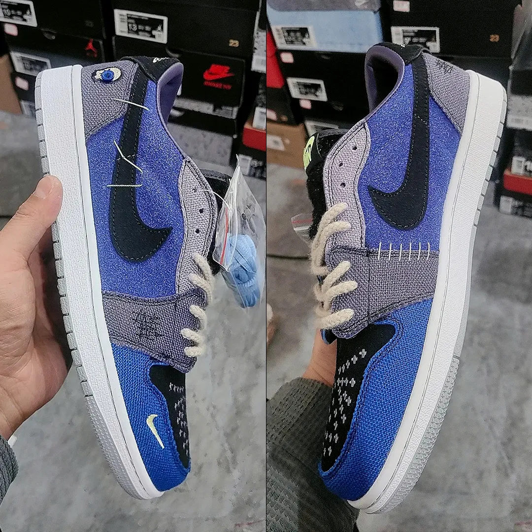 Zion Williamson x AJ 1 Low OG Voodoo Alternate Shoes Sneakers - nk0004307 - Image 6